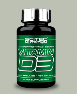 Vitamin D3 250 cps di Scitec Nutrition su integratorisportebenessere.it