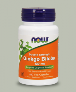 GINKGO BILOBA 120 mg 120 capsule di Now Foods su integratorisportebenessere.it